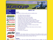Tablet Screenshot of agriquip.co.za