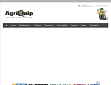 Tablet Screenshot of agriquip.co.nz